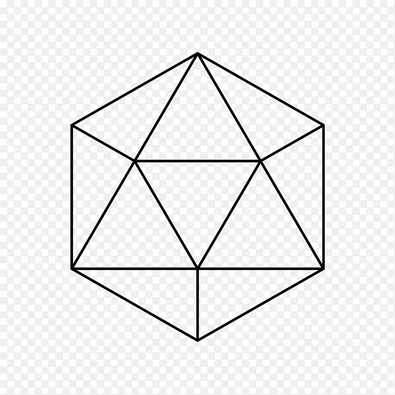 正则二十面体柏拉图固体几何