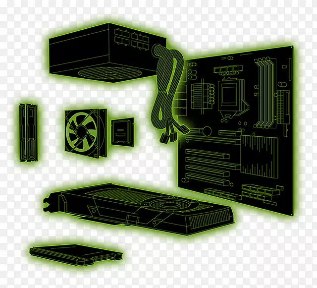 笔记本电脑英特尔电源单元电脑机箱和外壳游戏电脑电线