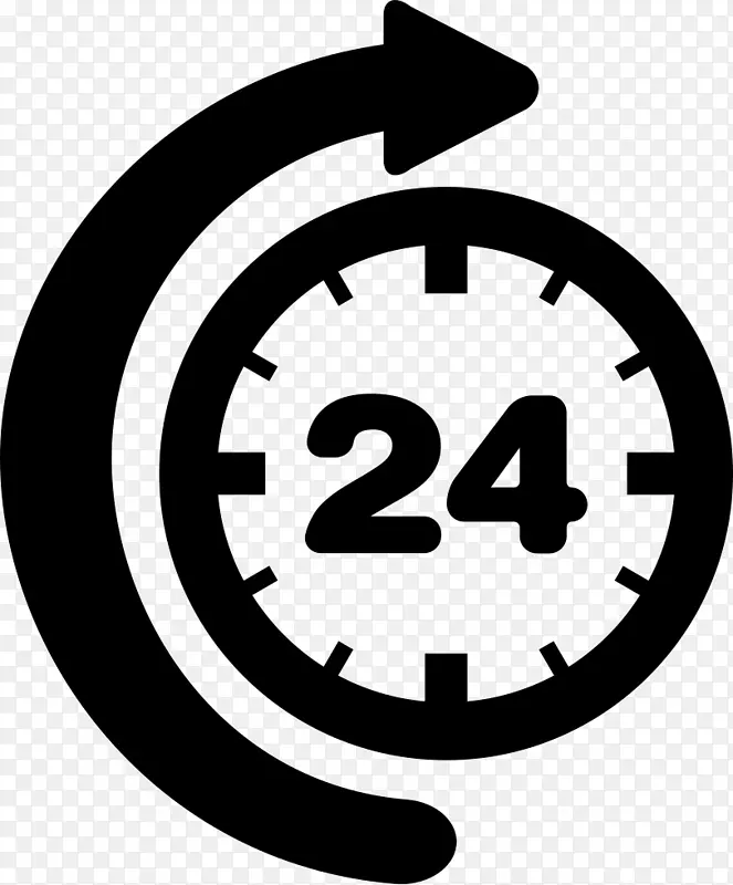 计算机图标24小时时钟符号剪辑艺术符号