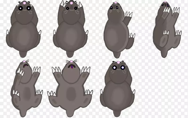 鼹鼠狗动画艺术精灵-精灵
