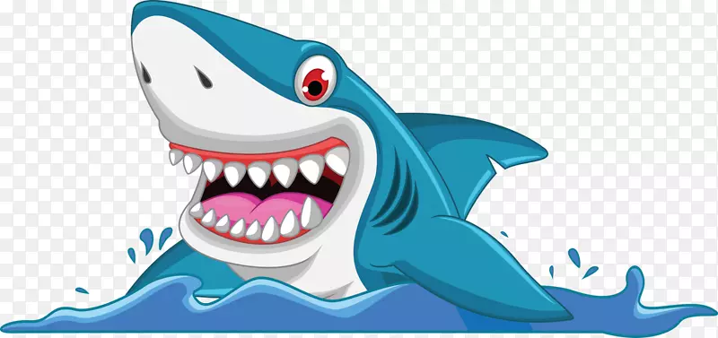鲨鱼版税-免费剪贴画-鲨鱼