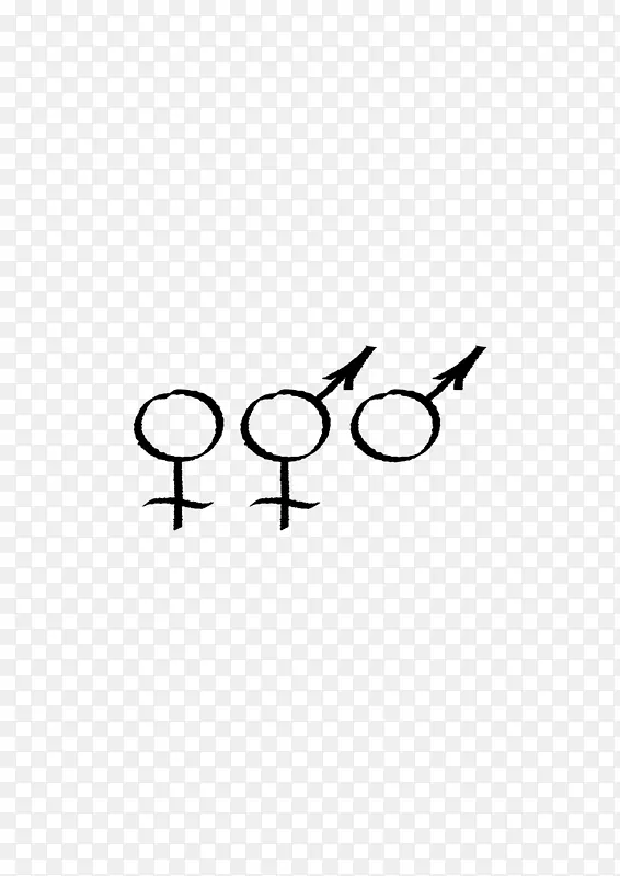 性别符号女性剪贴画符号
