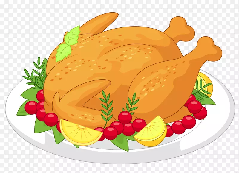 感恩节晚餐火鸡肉夹艺术-感恩节