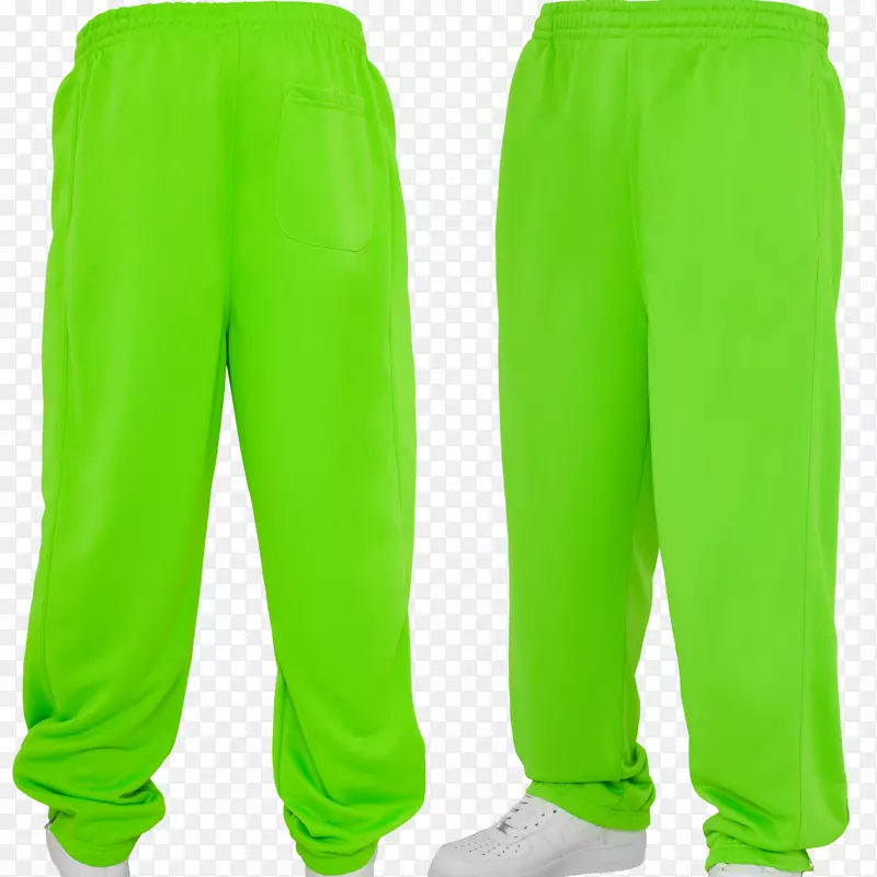 绿色运动裤货运裤服装.出汗