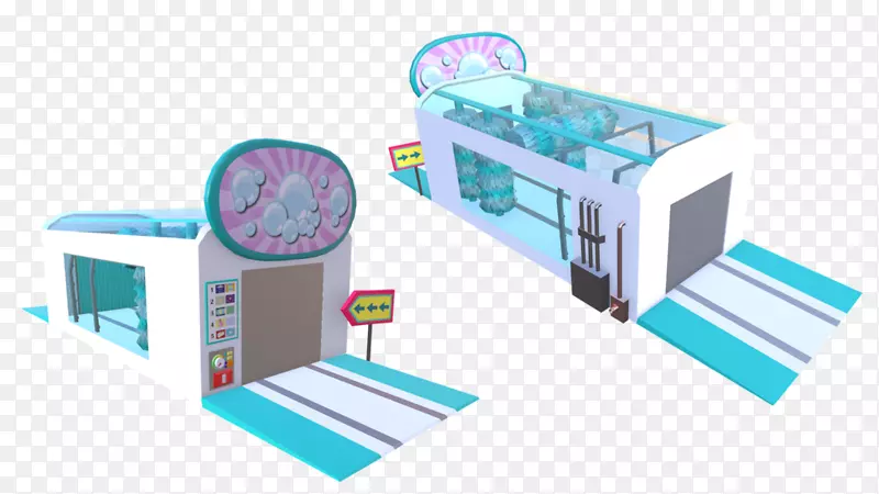塑料角洗车