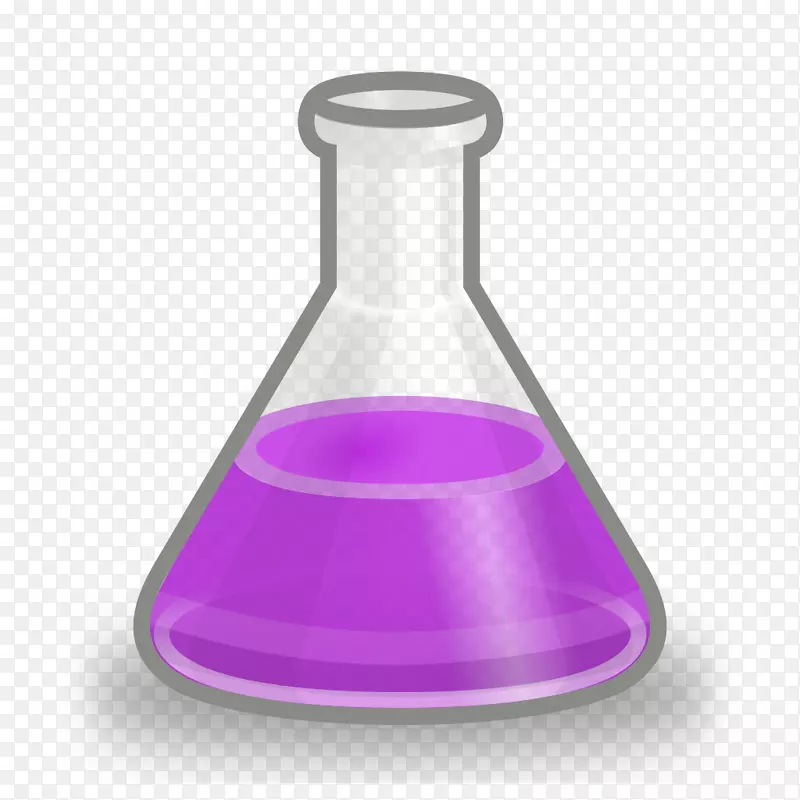 实验室烧瓶Erlenmeyer烧瓶液体锥-英文版图标