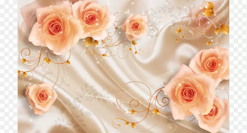 艺术-美丽的墙纸花园玫瑰墙纸-梦想的花朵