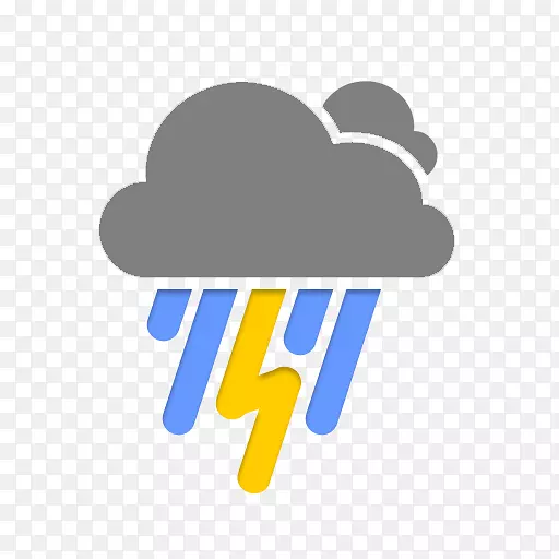 电脑图标天气预报暴雨