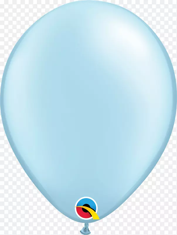 气球派对蓝色生日手绘气球