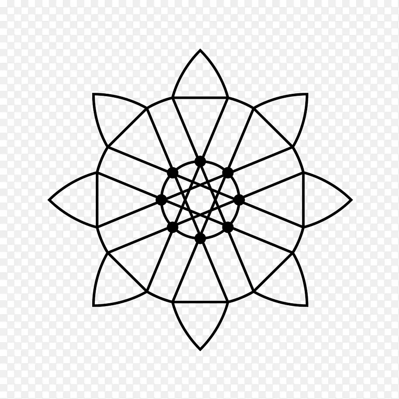几何几何图形印刷与图案：几何图案-神圣几何学