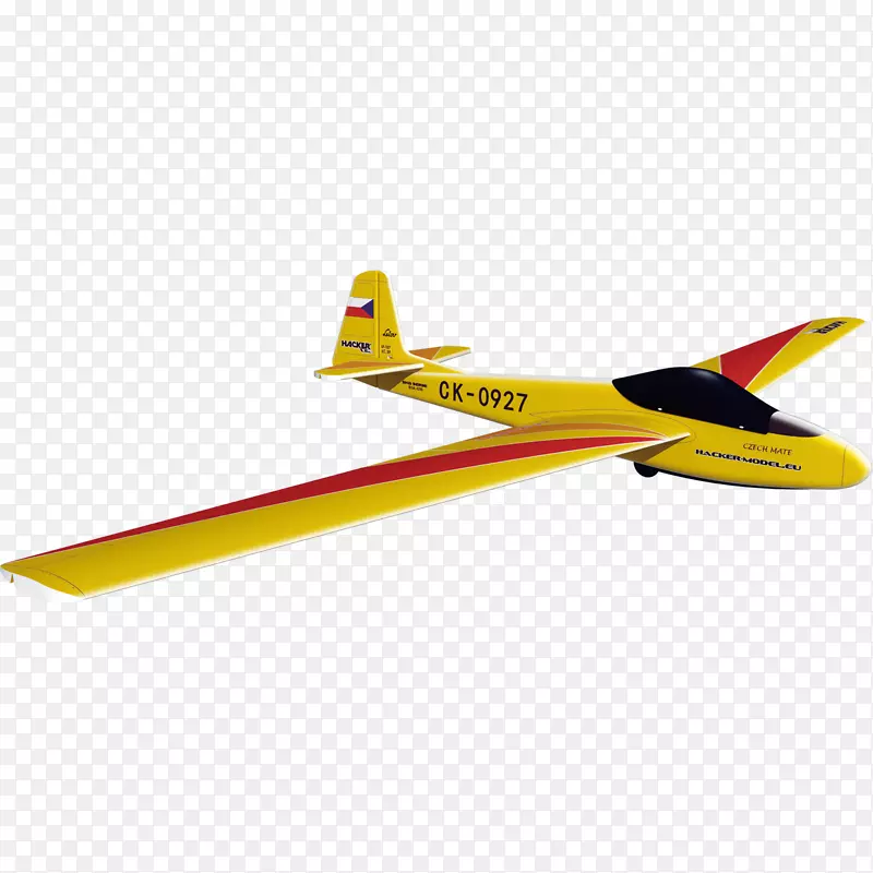 机动滑翔机无线电控制飞机模型飞机.糖滑翔机