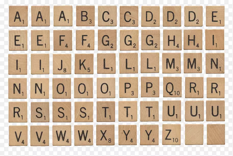 拼字母分布瓷砖板游戏.木制字母表