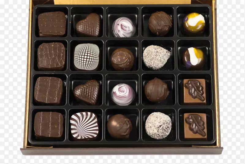 纯白巧克力松露邦旁巧克力棒马卡龙爱巧克力盒