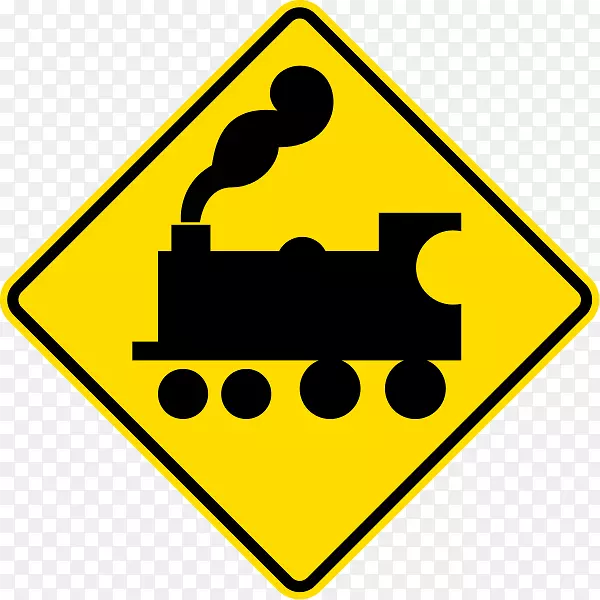 铁路运输列车横渡交通标志-新西兰