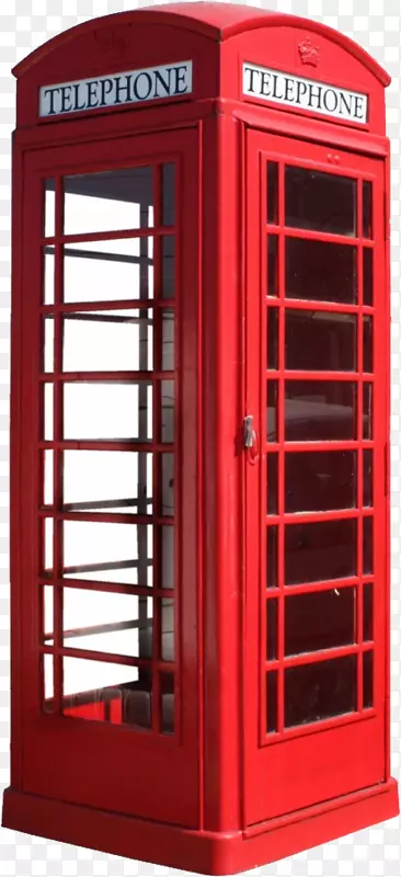 伦敦红电话亭剪贴画-伦敦