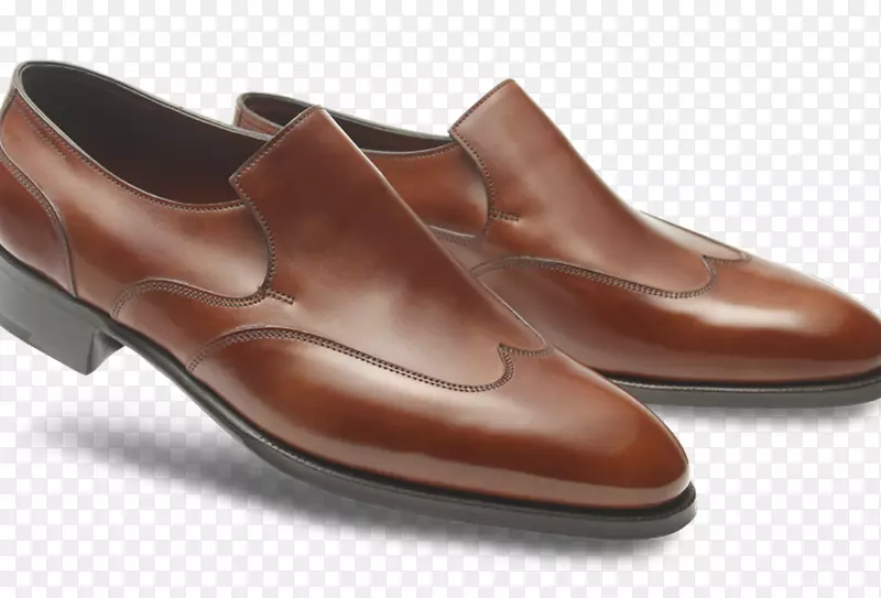 滑动鞋约翰洛布鞋厂正装鞋皮革-英国潮鞋