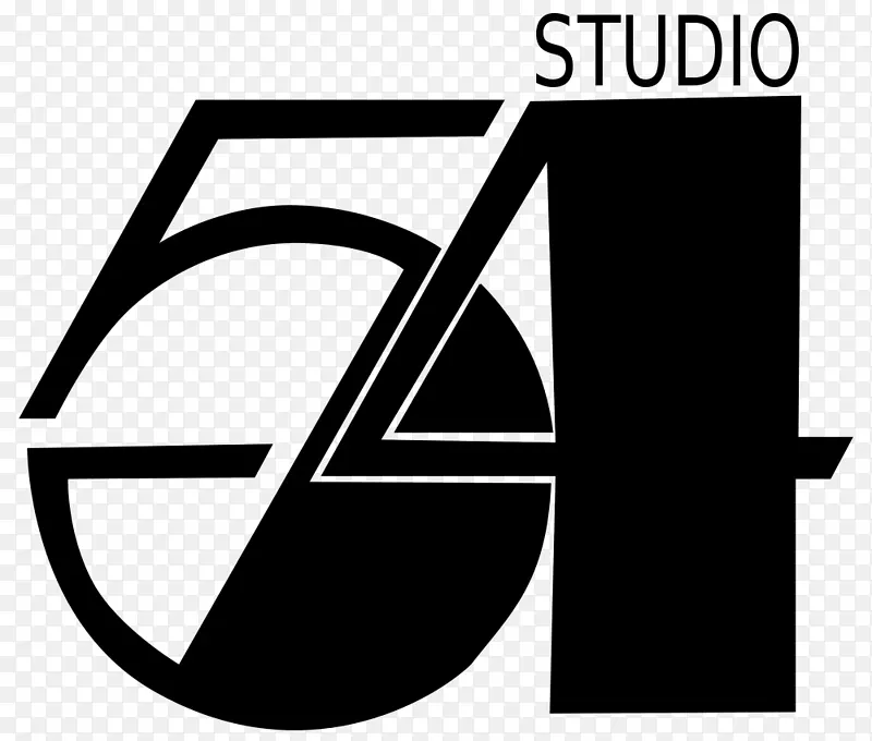 演播室54电台标志夜总会-艺术工作室标志