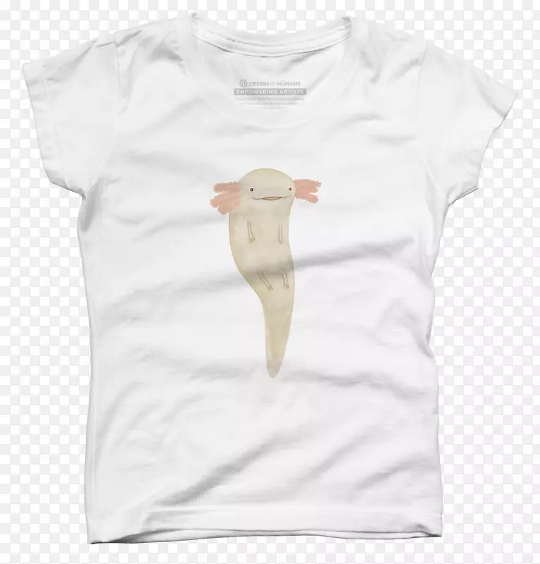 由人类袖子设计的t恤婴儿和蹒跚学步的一件.漂浮的衣服