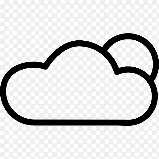 天气风电脑图标阴云密布剪辑艺术天气