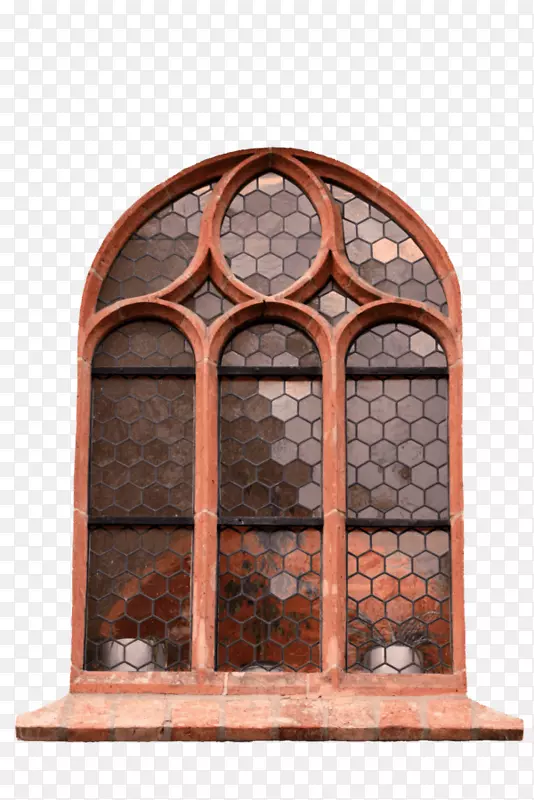 窗拱玻璃画框门旧物体