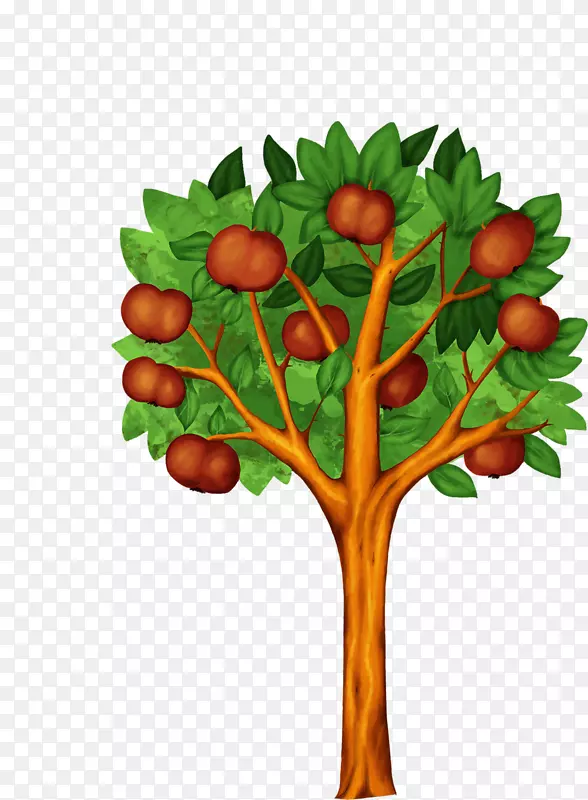 果树画萨拉克树