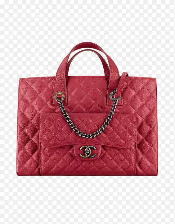 香奈儿手袋手提包购物-红色购物袋