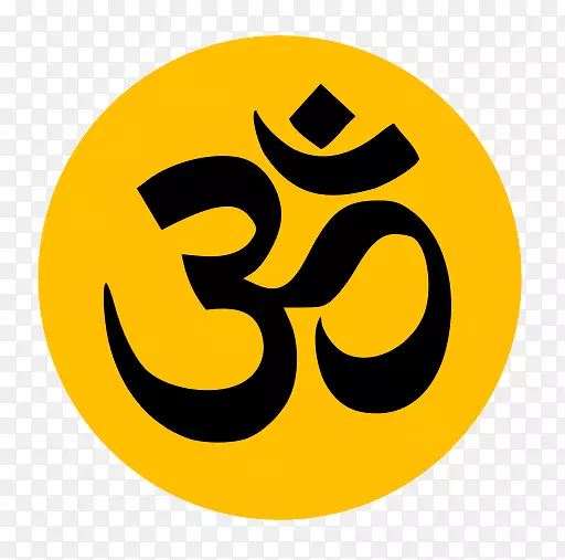 OM符号Radha剪贴画-mahamayuri咒语在一个圆圈里