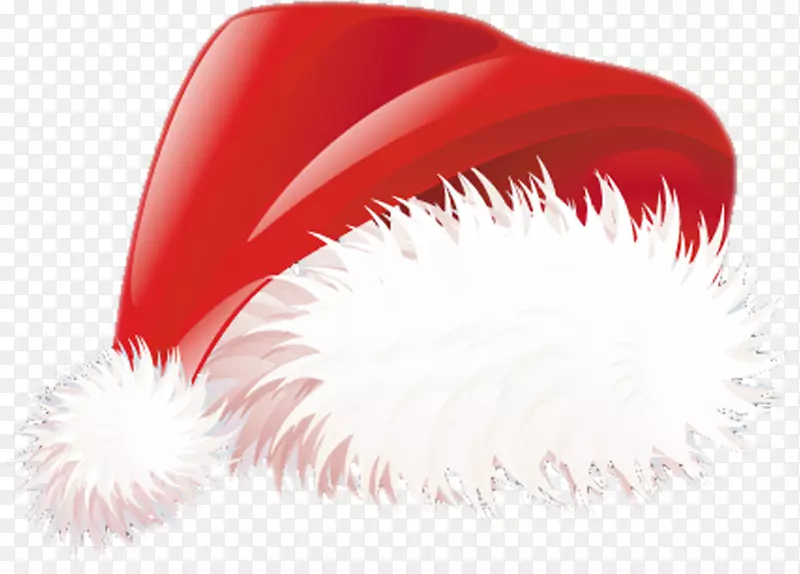 圣诞老人圣诞套装帽子夹艺术-圣诞老人