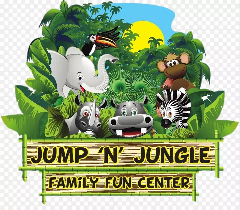 跳跃者丛林家庭娱乐中心儿童游乐场娱乐-孩子们跳进水坑