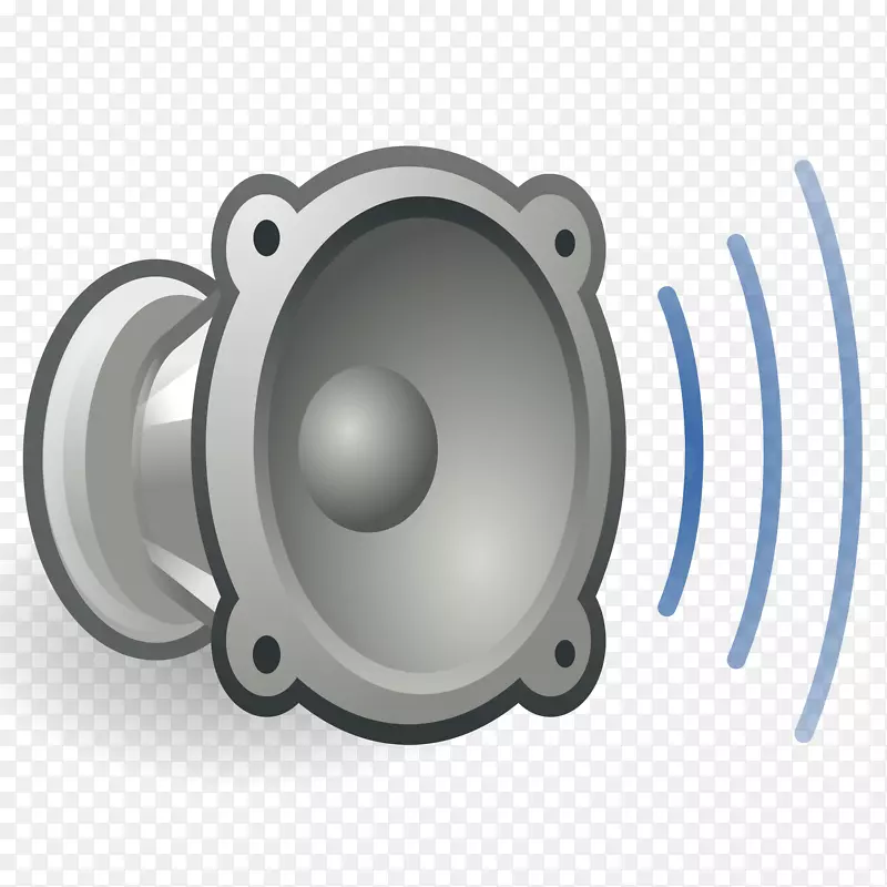 音响探戈桌面项目电脑图标剪辑艺术扬声器剪贴器
