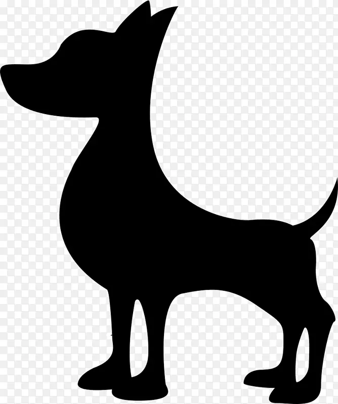 狗宠物坐猫食物小狗电脑图标.黑色字体