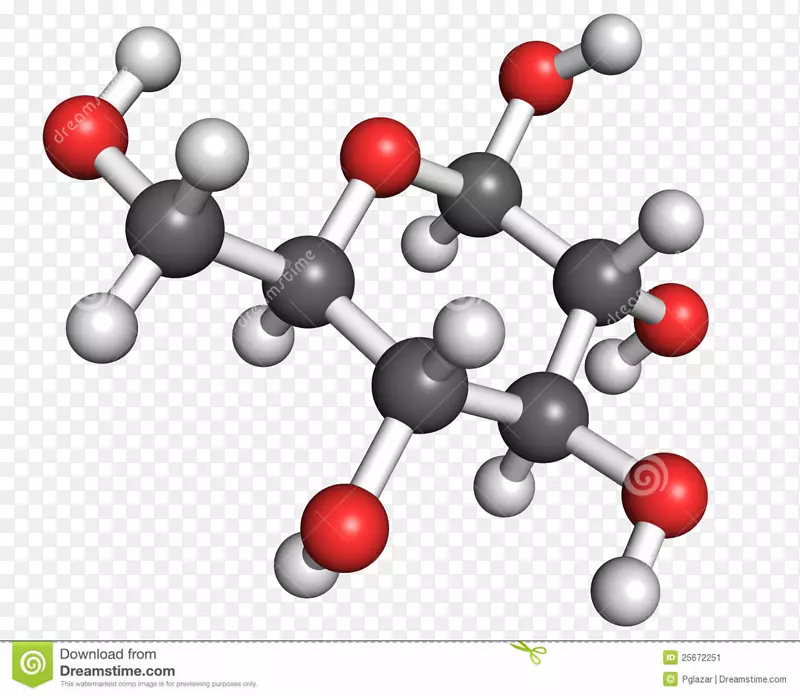 球棒模型葡萄糖分子模型-分子