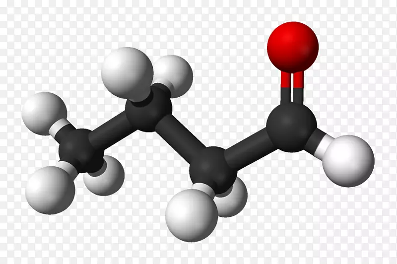 丁酸羧酸分子IUPAC有机化学命名-POTS三维模型