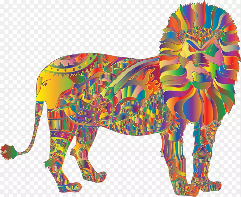 狮子电脑图标剪辑艺术-狮子剪贴画部分