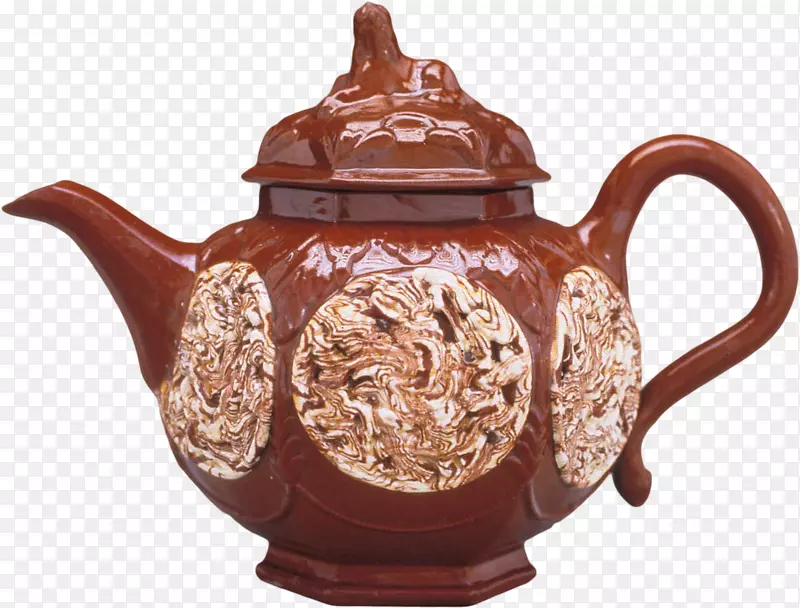 茶壶陶器，铅釉陶器，维多利亚和阿尔伯特博物馆-茶壶