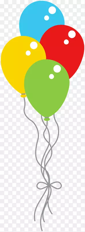 气球狗气球造型生日剪贴画-气球