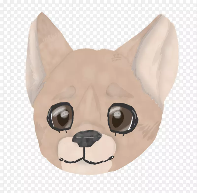 犬种幼犬须鼻-这只狗画的