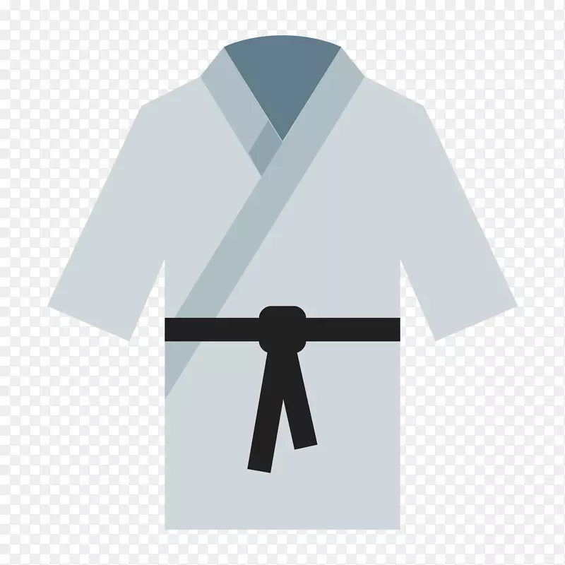 套筒电脑图标和服领浴衣跆拳道材料