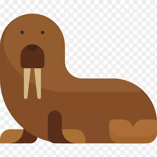 小狗海狮海象电脑图标-小狗