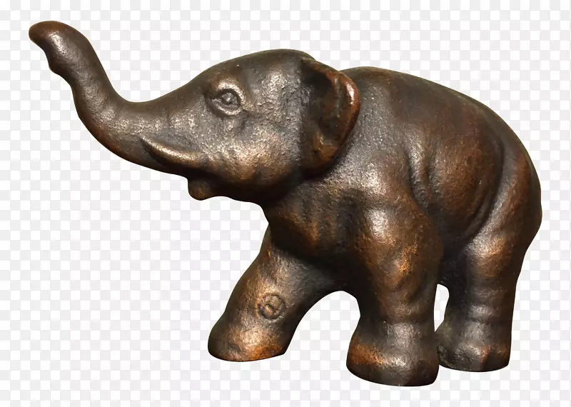 印度象非洲象铜像-金像