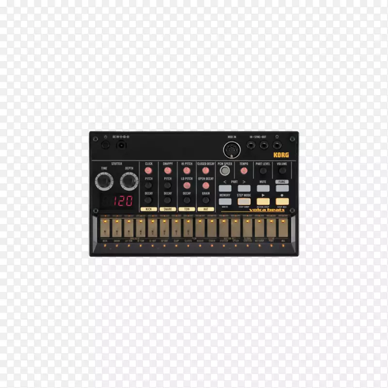 鼓机声音合成器模拟合成器MIDI Korg-鼓