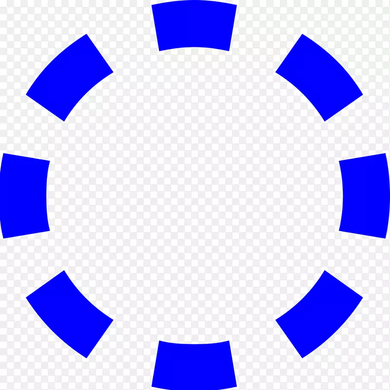 电脑图标Inkscape剪贴画蓝色圆圈