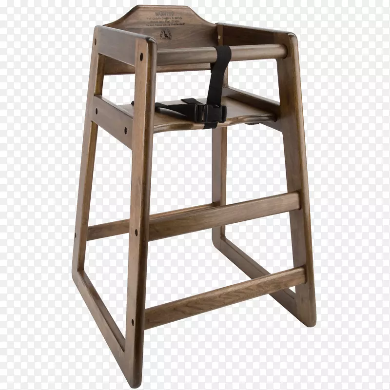 高脚椅和助推器座椅，桌子，婴儿-桃花心木椅