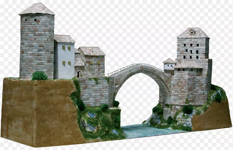 Stari最支架桥梁尺度模型塑料模型-桥梁模型
