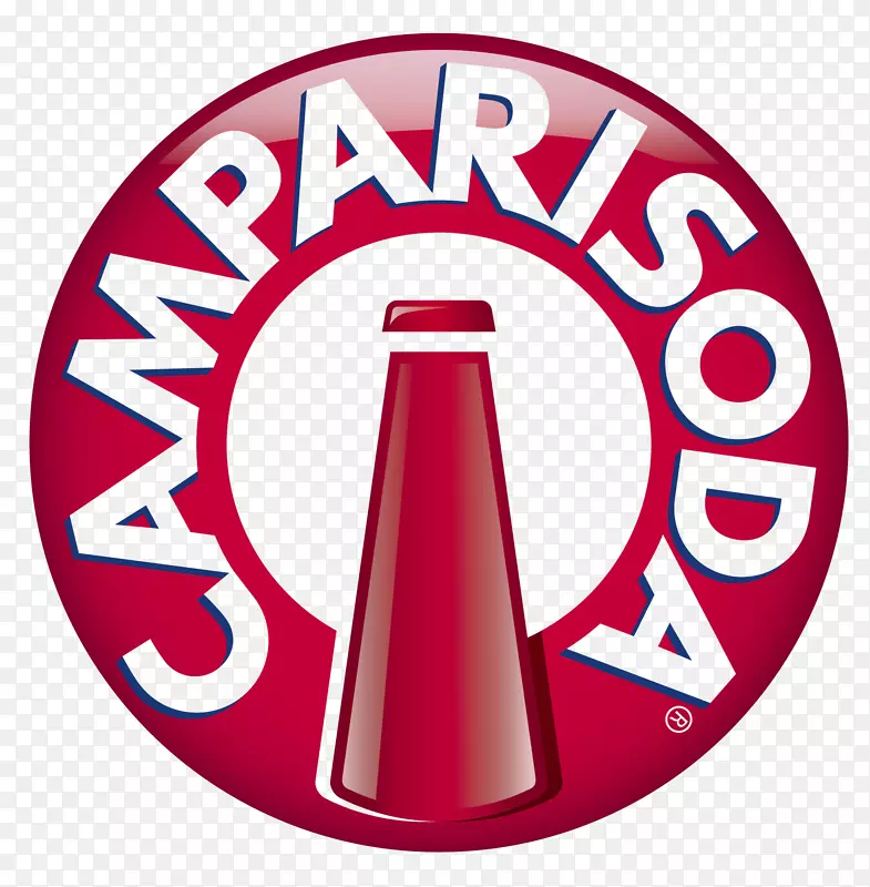 Campari纯碱Campari集团negroni标志-破碎
