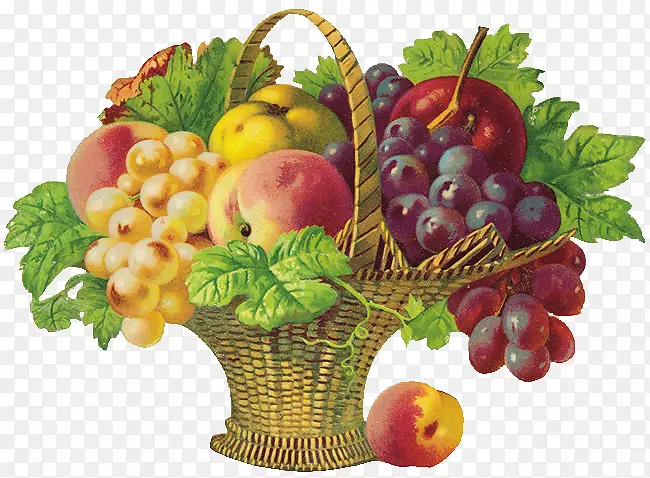 水果、食品、礼品篮、剪贴画篮