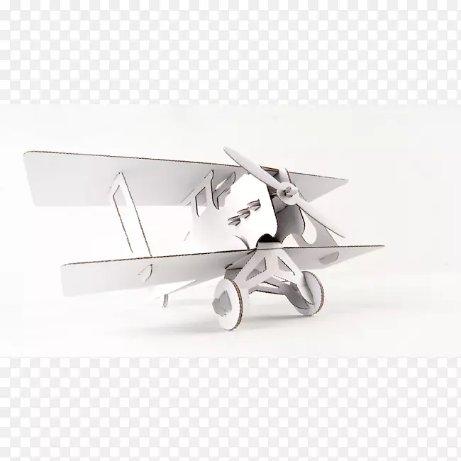 飞机双面纸板玩具秤模型.白色飞机