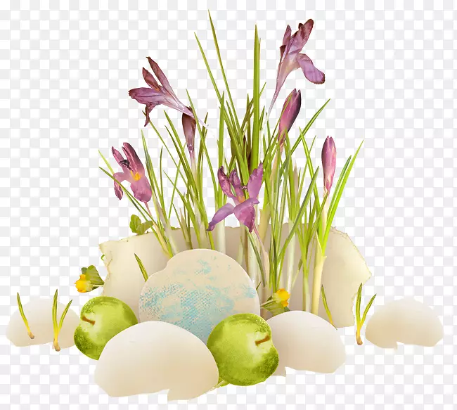 复活节兔子贺卡艺术-复活节