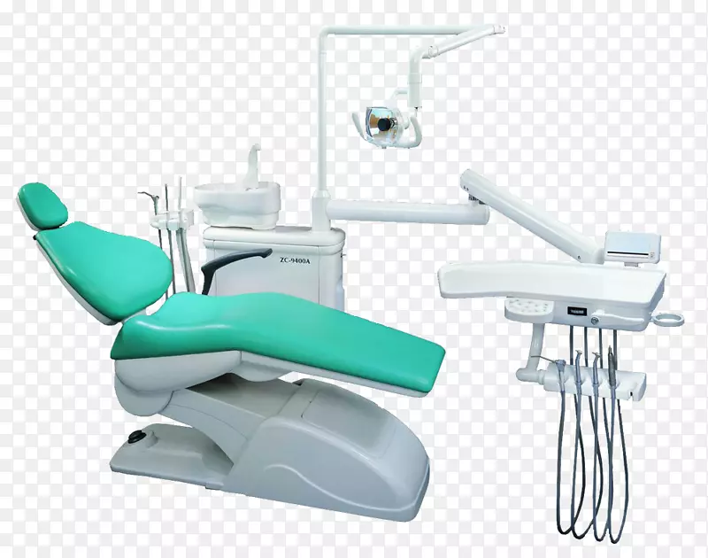 牙科测量用牙科发动机.医用聚合物.牙齿的立体动画