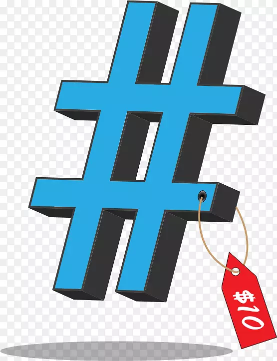 Hashtag计算机图标剪辑艺术.提供